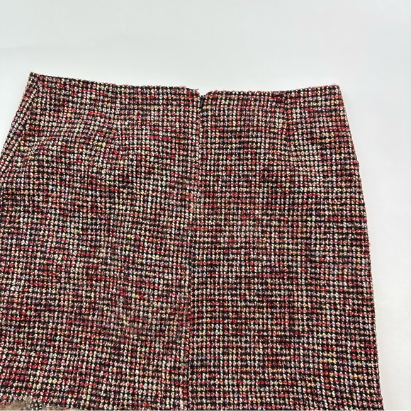 Dizzy Lizzie Tweed Feather Trim Skirt Size 10 - Picture 9 of 10